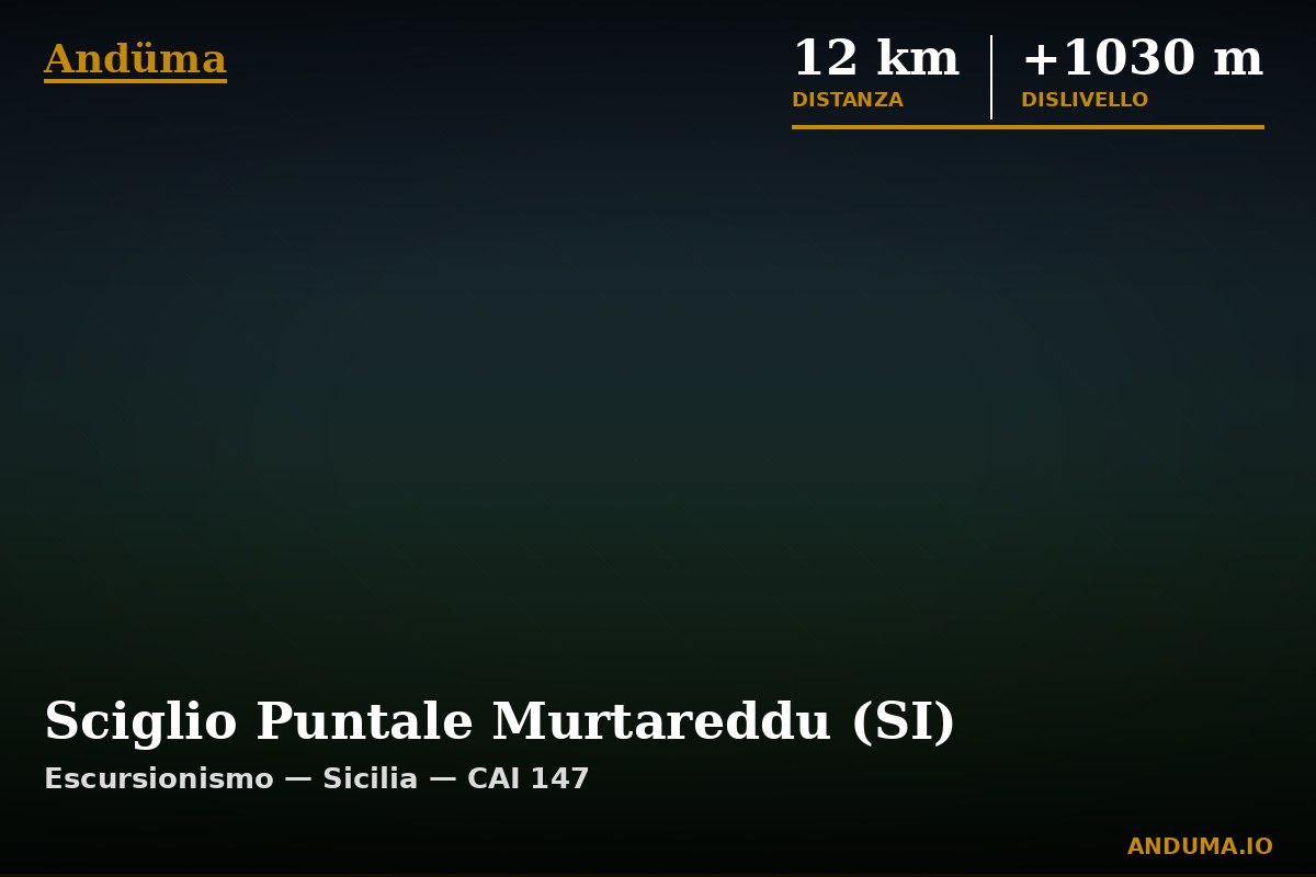 Sciglio Puntale Murtareddu (SI) — Punto di interesse , Piedmont