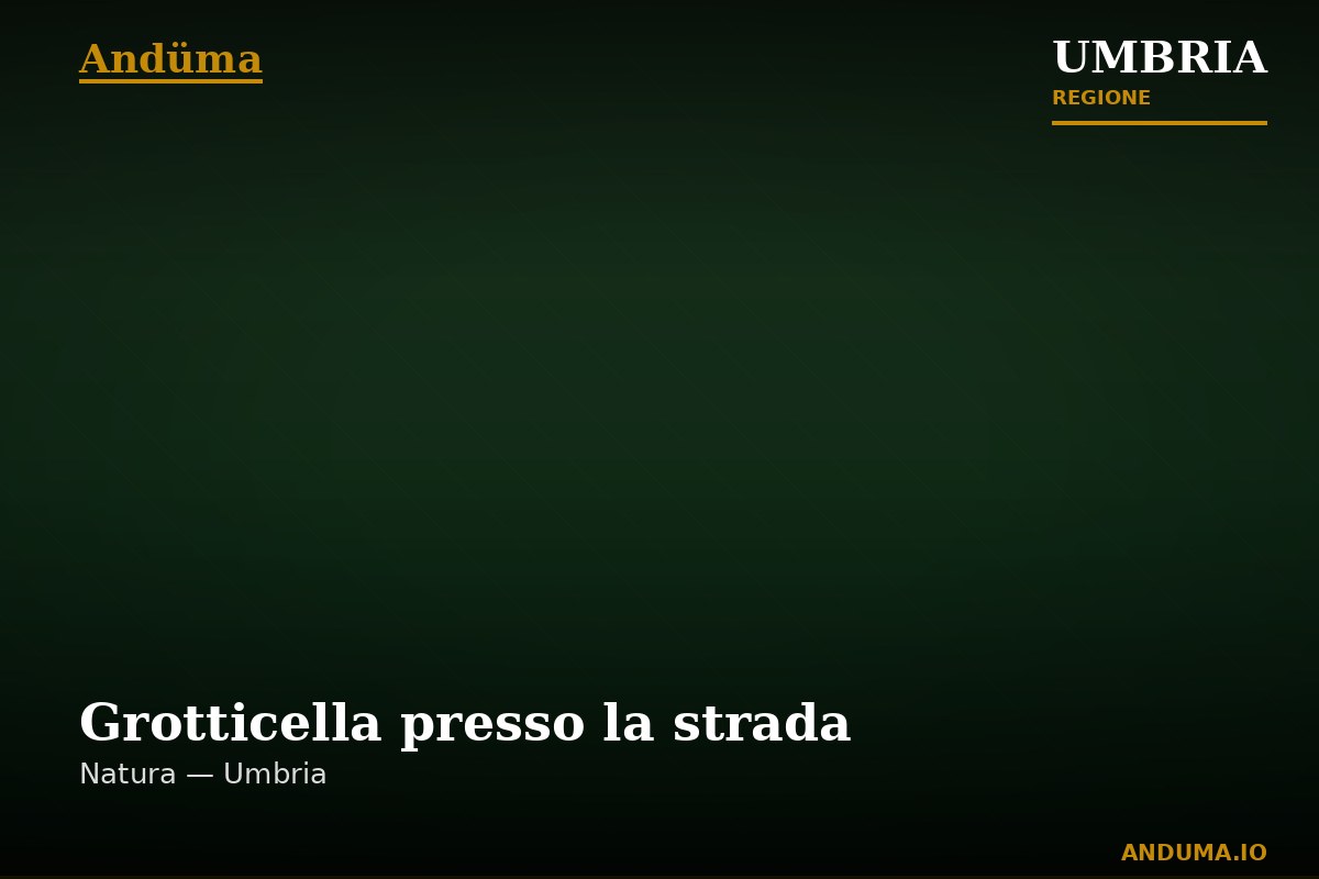 Grotticella presso la strada — Punto di interesse a Perugia, Perugia