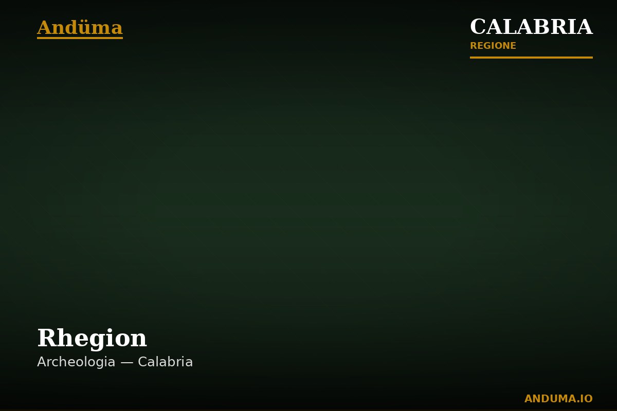 Rhegion — Punto di interesse , Reggio Calabria