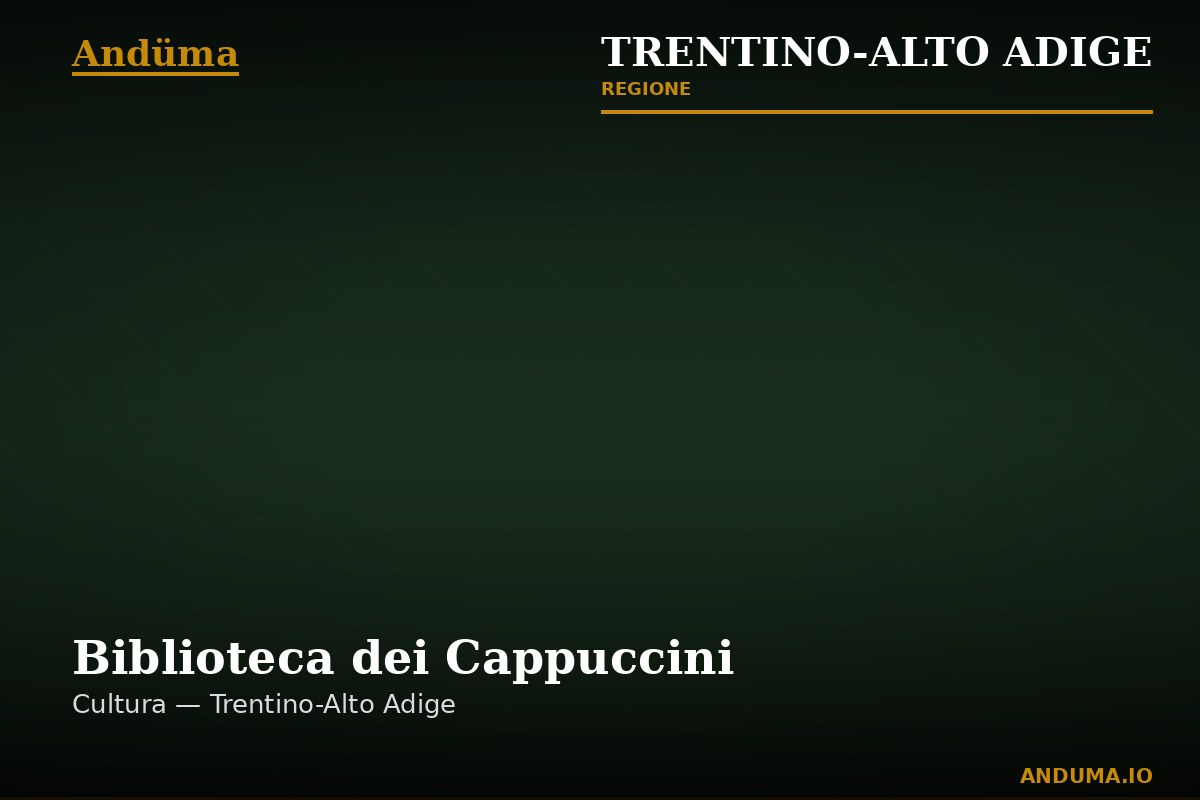 Biblioteca dei Cappuccini — Punto di interesse a Trento, Trento