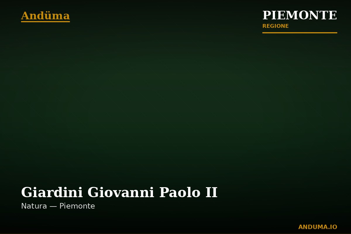 In zona: Giardini Giovanni Paolo II