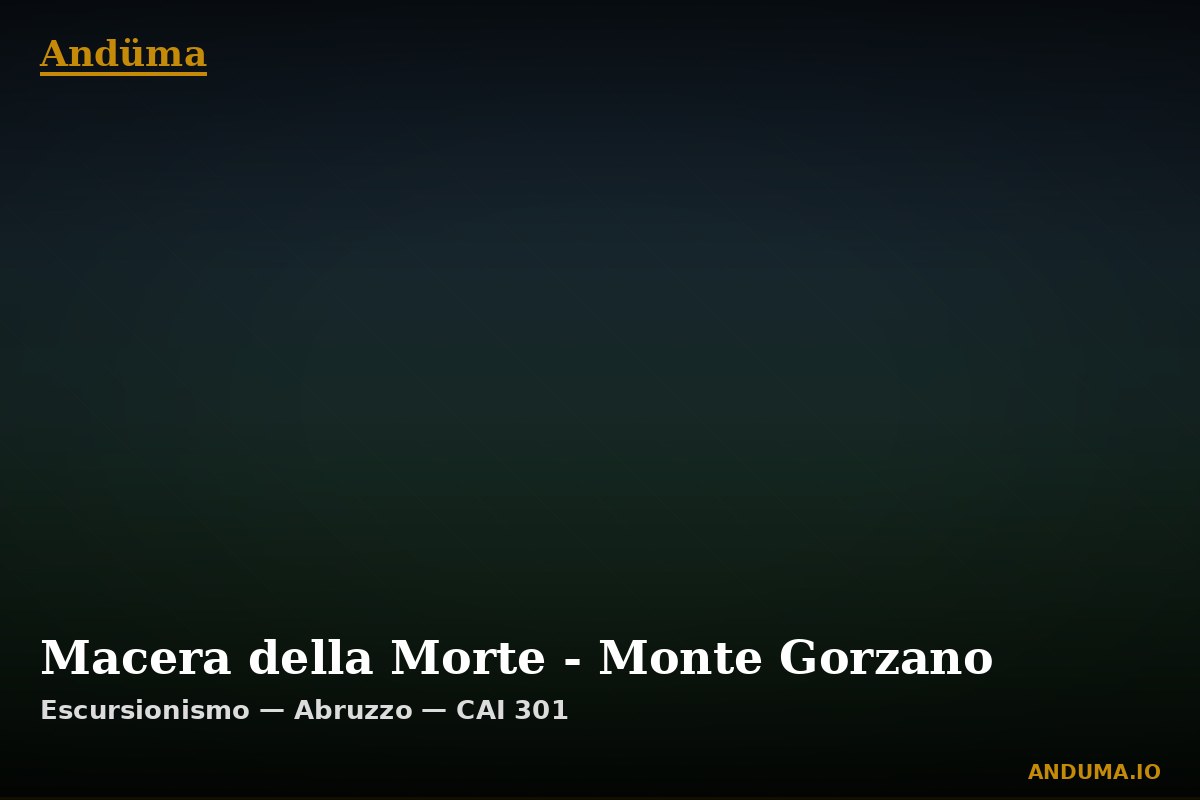 Macera della Morte - Monte Gorzano — Punto di interesse , Piedmont