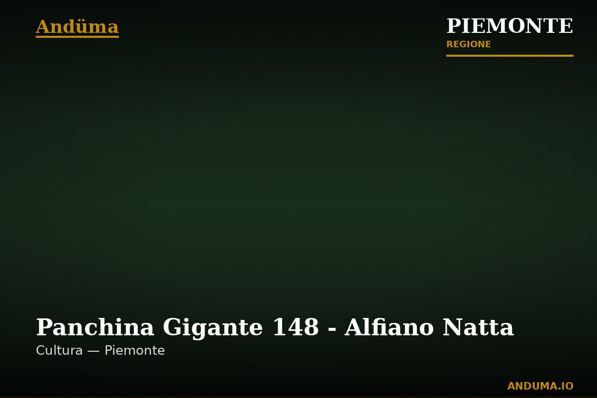 Panchina Gigante 148 - Alfiano Natta