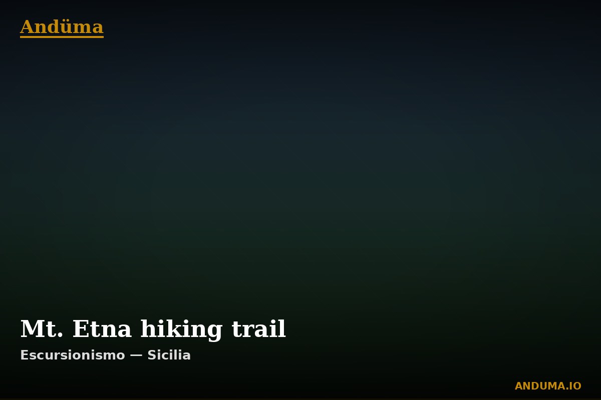 Mt. Etna hiking trail — Punto di interesse , Palermo