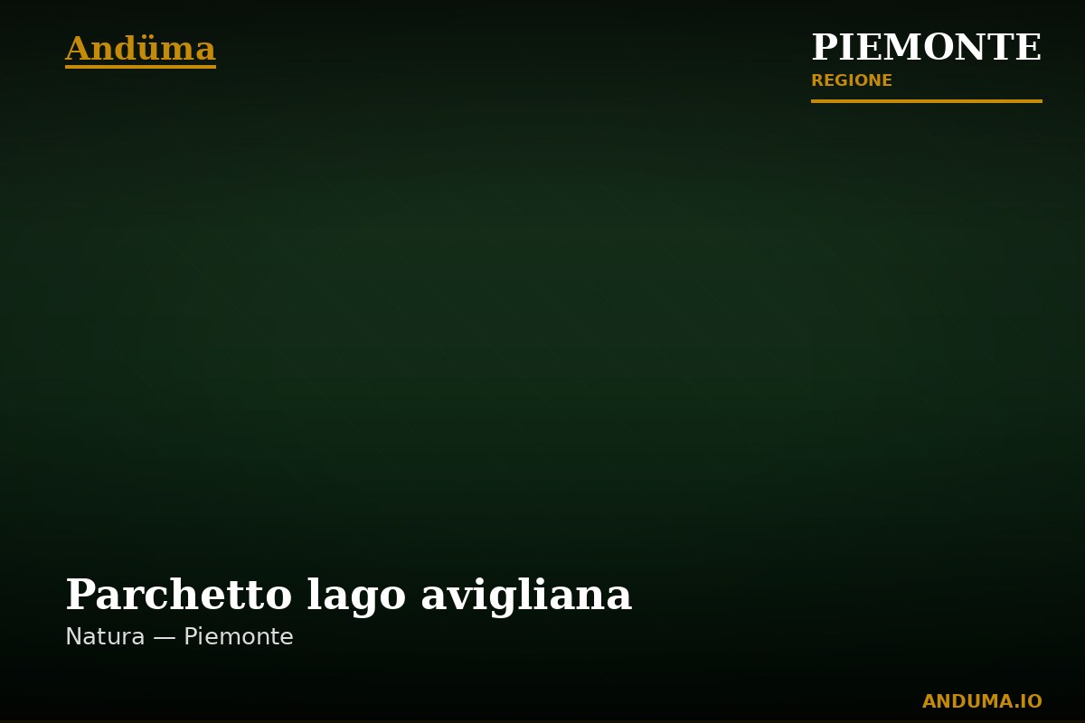 Parchetto lago avigliana