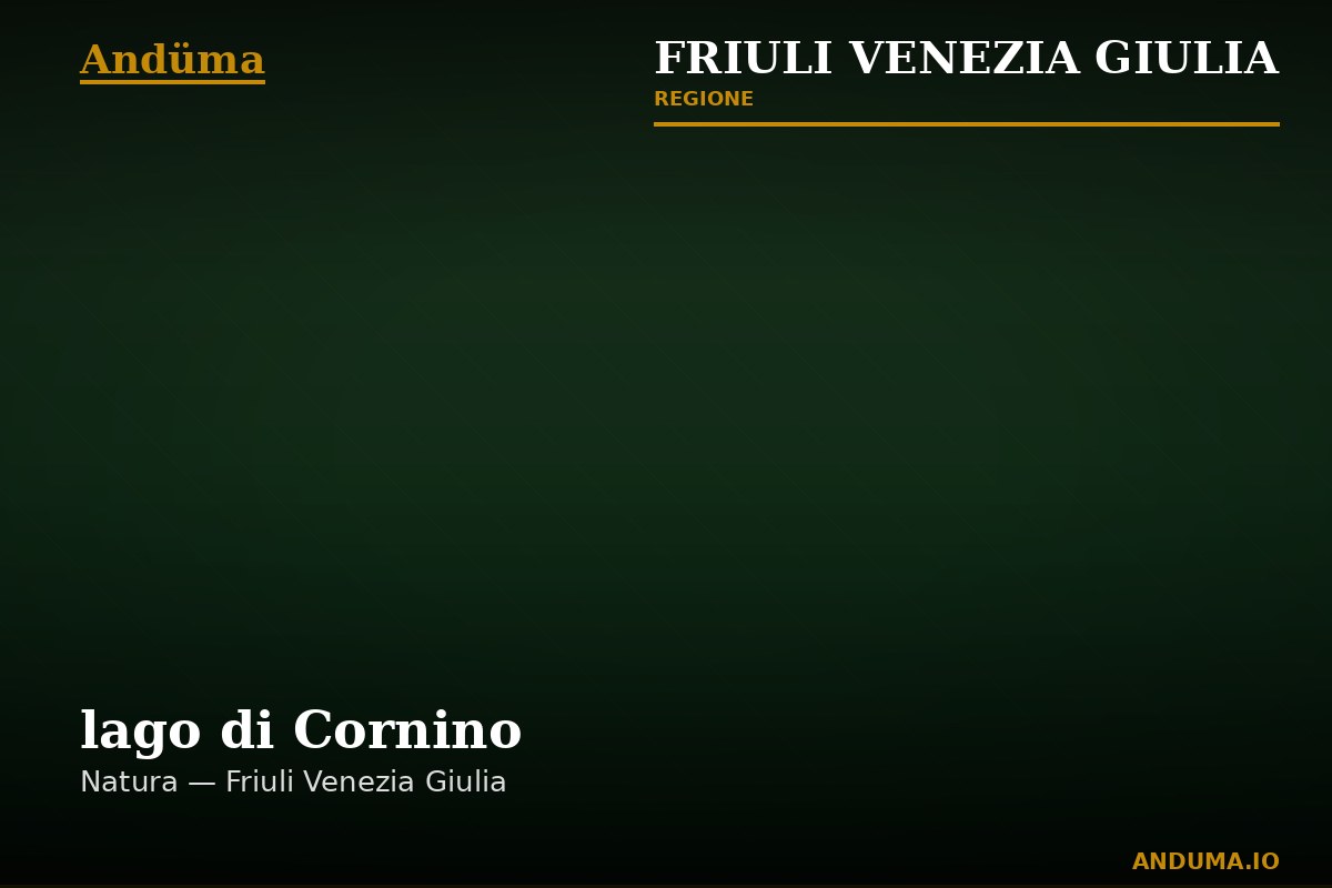 lago di Cornino — Punto di interesse , Trieste