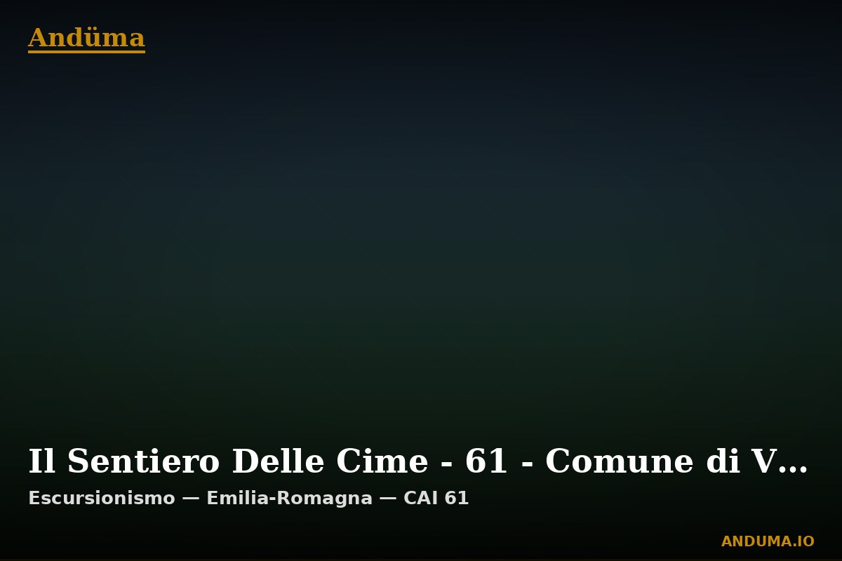 Il Sentiero Delle Cime - 61 - Comune di Vaglia — Punto di interesse , Piedmont