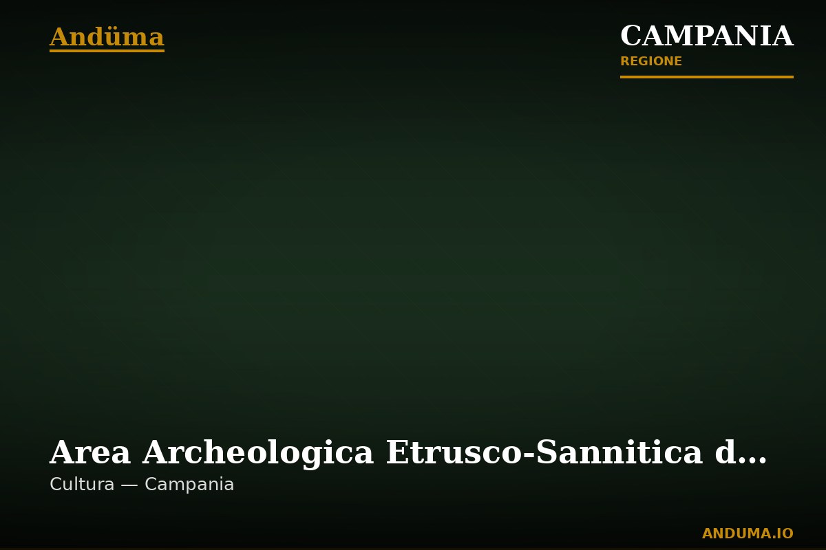 Area Archeologica Etrusco-Sannitica di Fratte — Punto di interesse a Salerno, Salerno