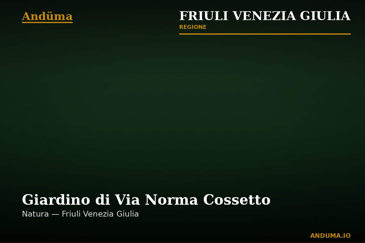 Giardino di Via Norma Cossetto — Punto di interesse a Trieste, Trieste