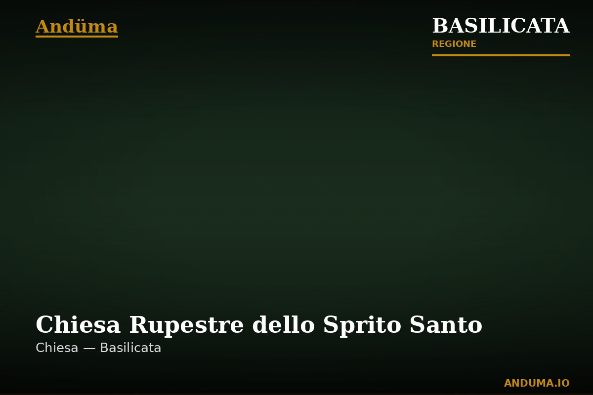 Chiesa Rupestre dello Sprito Santo — Punto di interesse a Matera, Matera