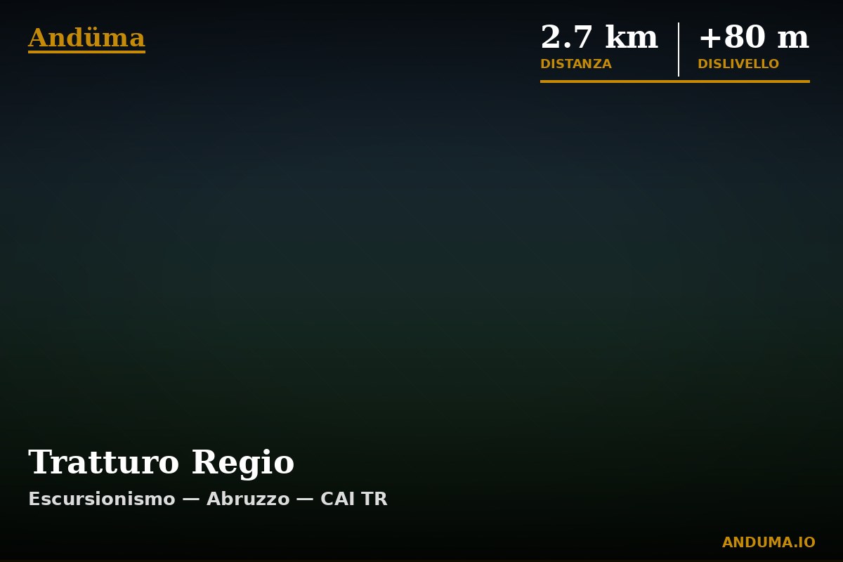 Tratturo Regio — Punto di interesse , Piedmont