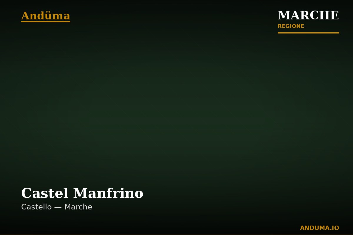 Castel Manfrino — Punto di interesse , Ancona