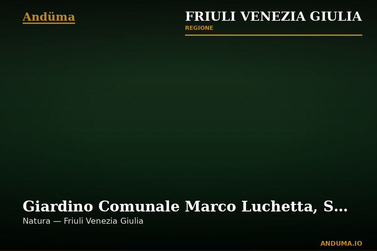 Giardino Comunale Marco Luchetta, Saša Ota, Dario D'Angelo e Miran Hrovatin — Punto di interesse a Trieste, Trieste