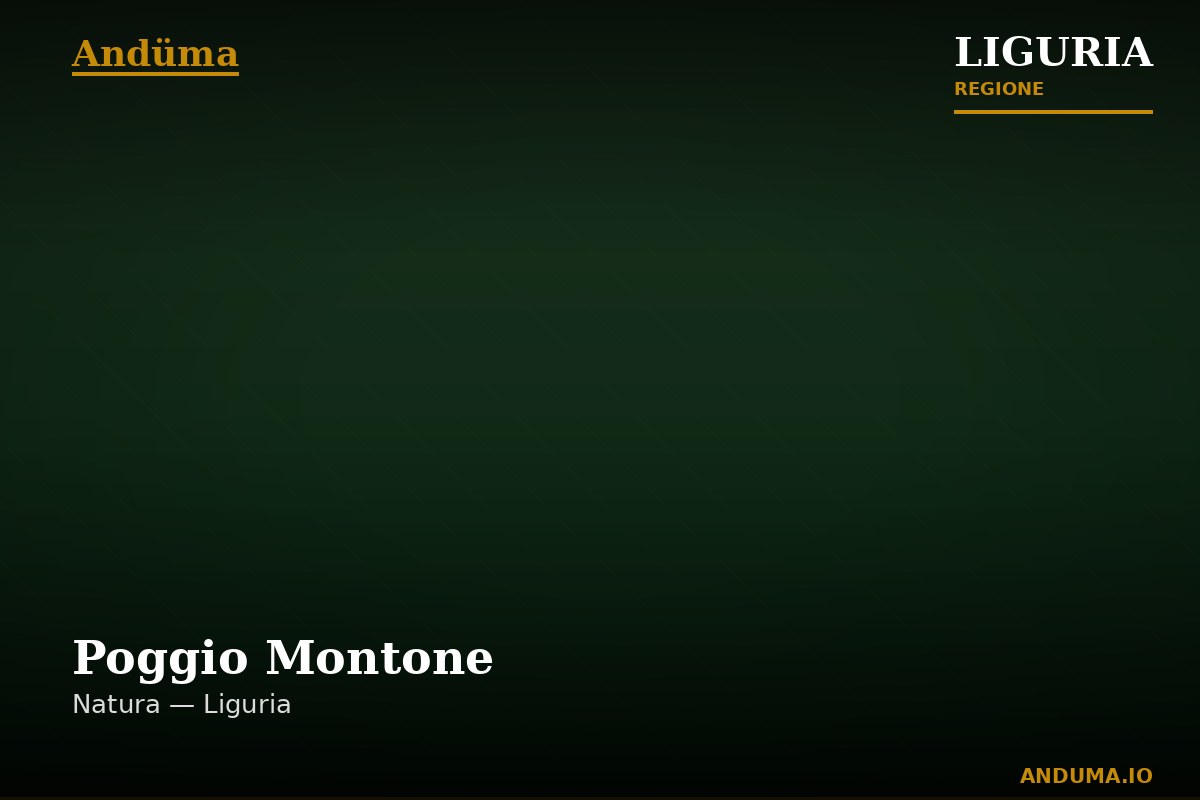 Poggio Montone — Punto di interesse a Camogli, Genova