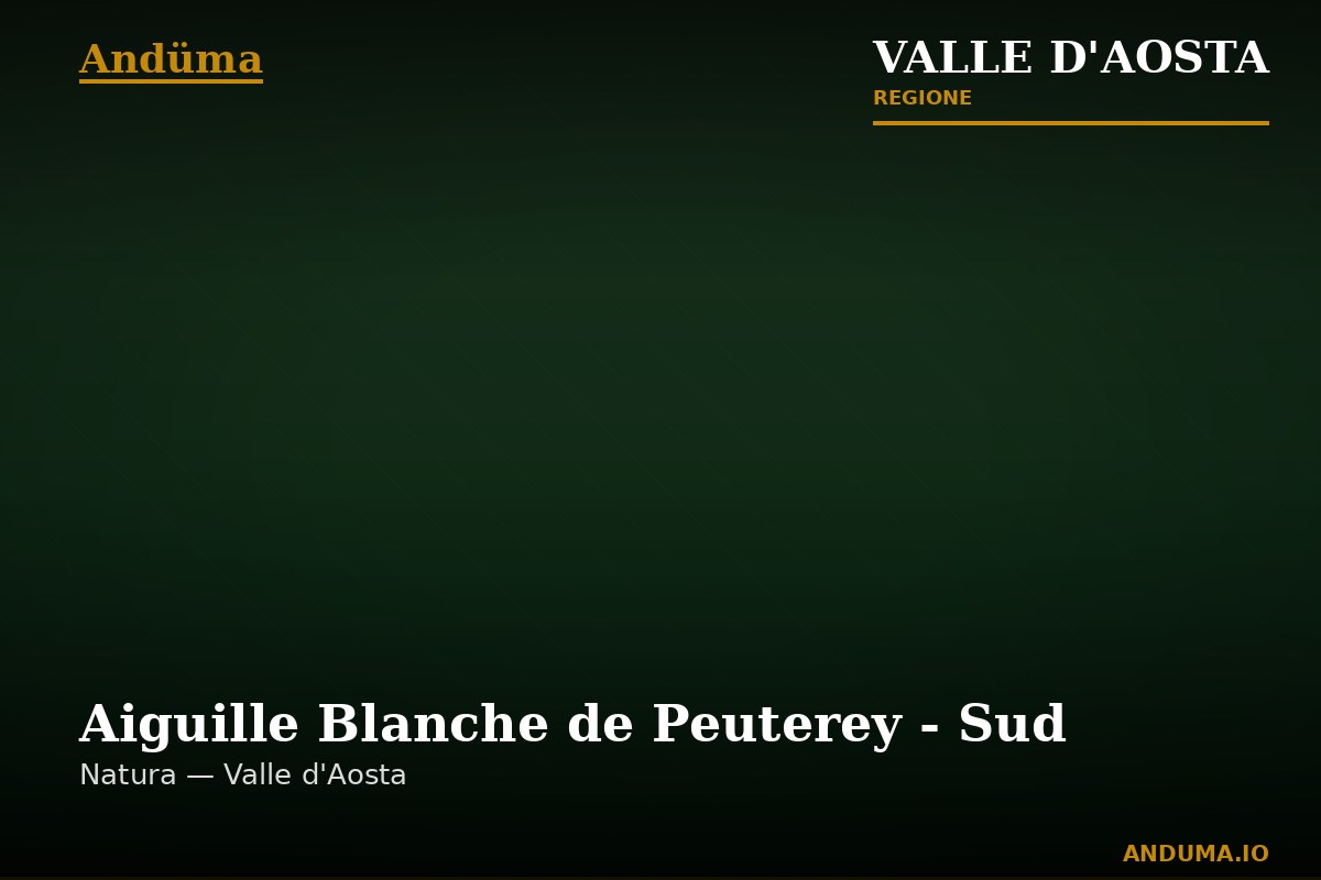 Aiguille Blanche de Peuterey - Sud — Punto di interesse a Courmayeur, Aosta