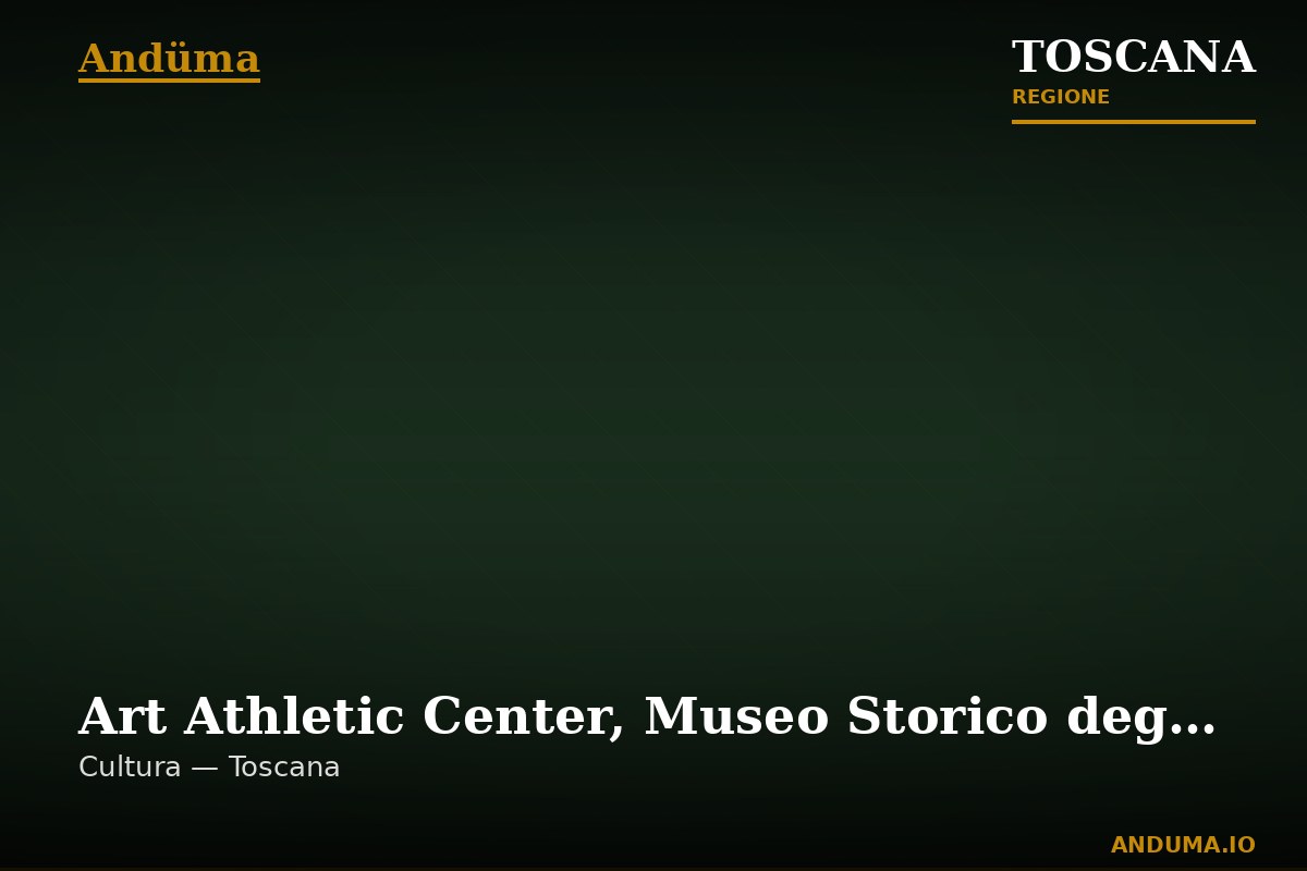 Art Athletic Center, Museo Storico degli Attrezzi Sportivi Walter Rontani — Punto di interesse a Firenze, Firenze