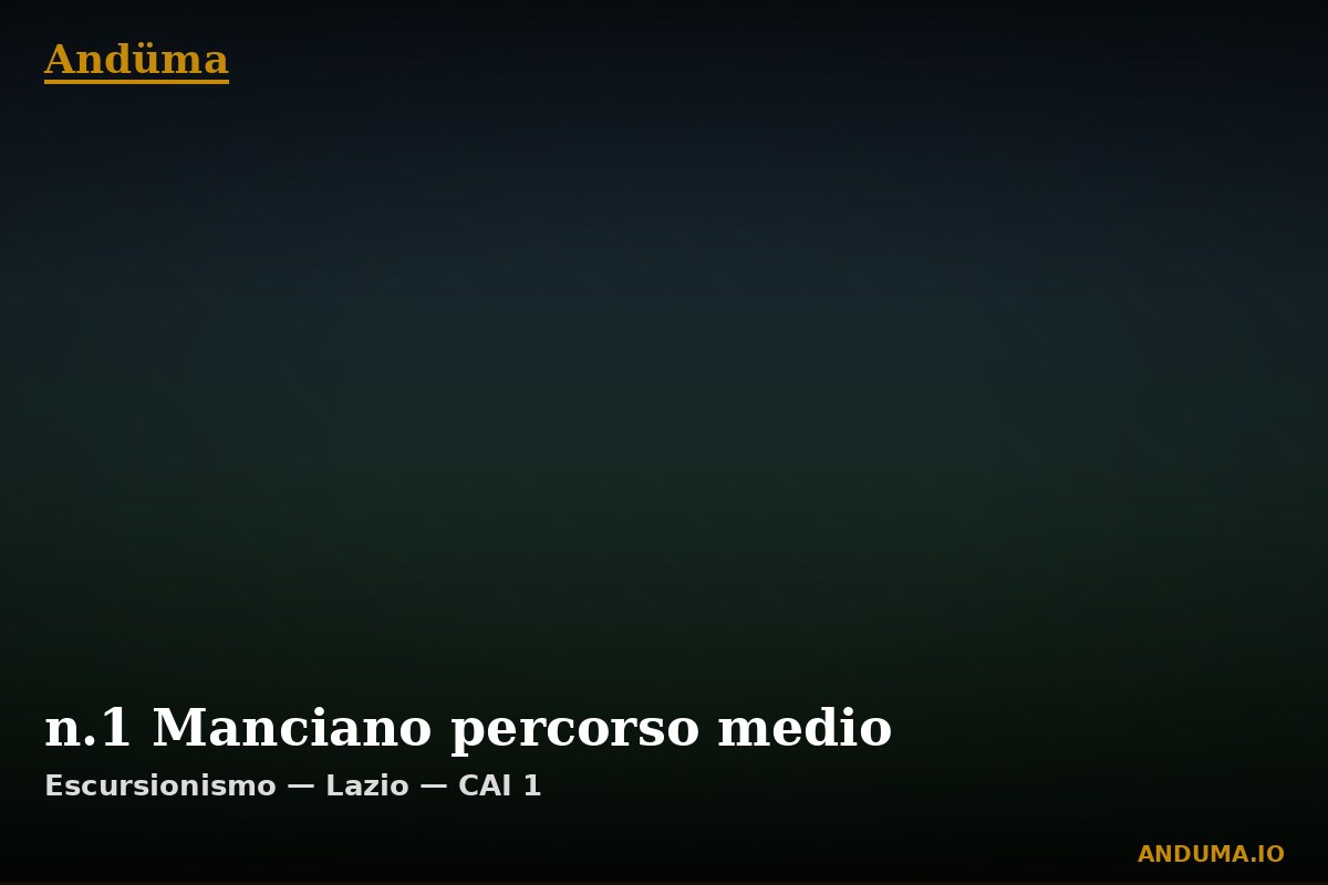 n.1 Manciano percorso medio — Punto di interesse , Piedmont