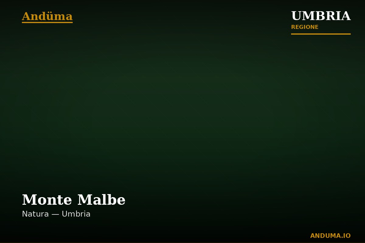 Monte Malbe — Punto di interesse a Perugia, Perugia