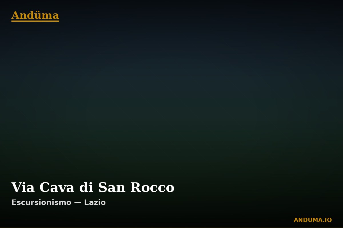 Via Cava di San Rocco — Punto di interesse , Piedmont