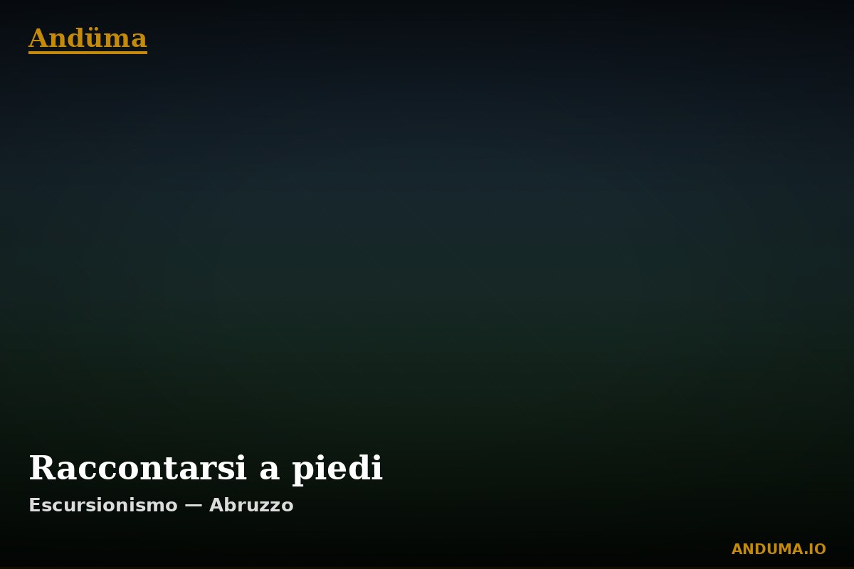 Raccontarsi a piedi — Punto di interesse a Pescara, Pescara