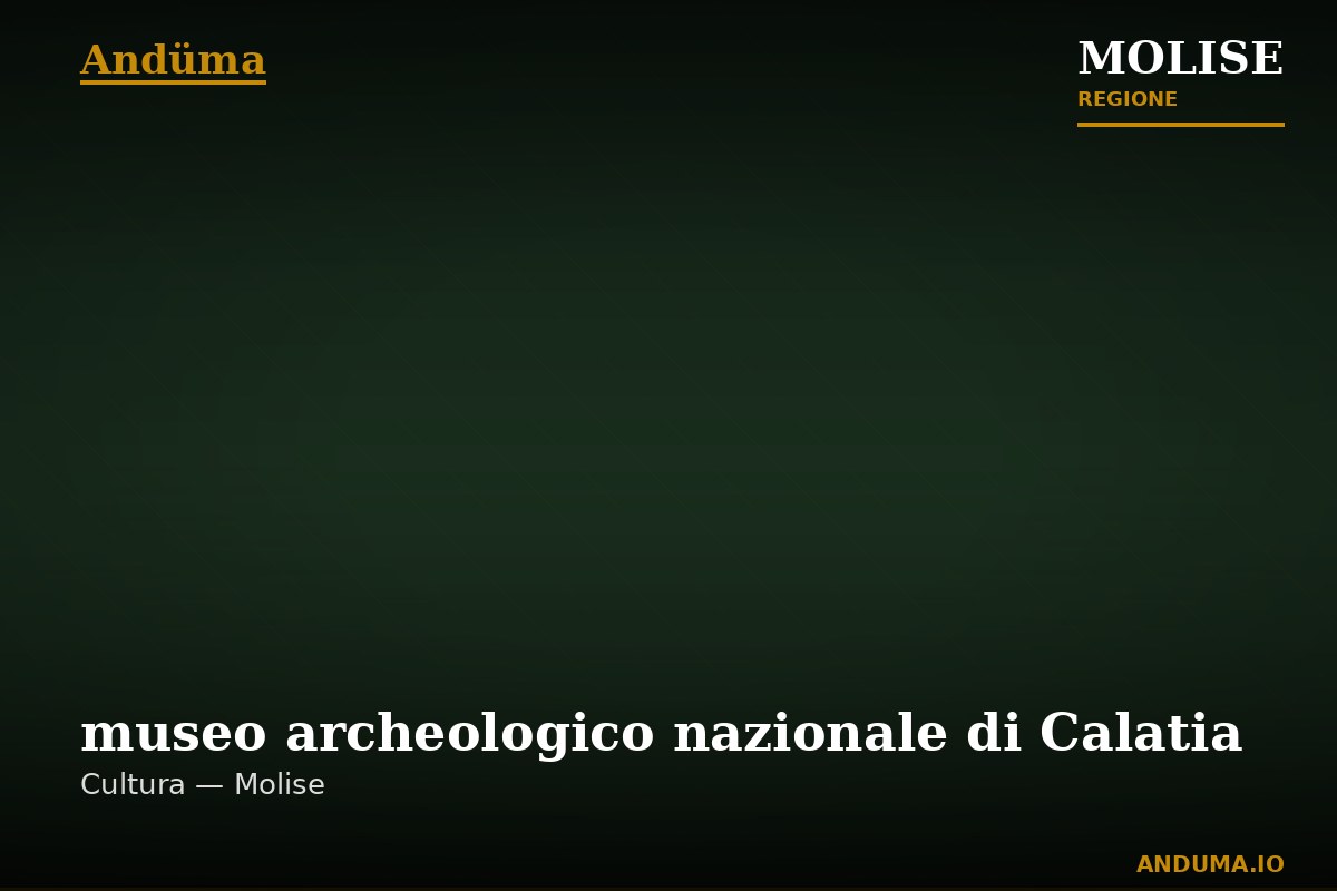 museo archeologico nazionale di Calatia — Punto di interesse , Campobasso