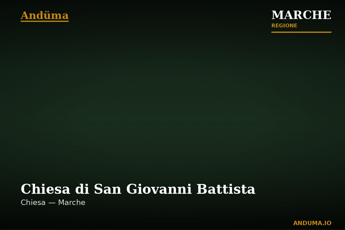 Chiesa di San Giovanni Battista — Punto di interesse a Ancona, Ancona