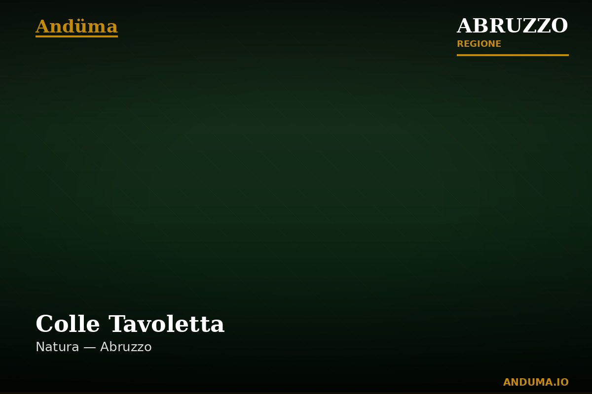 Colle Tavoletta — Punto di interesse a Pescara, Pescara