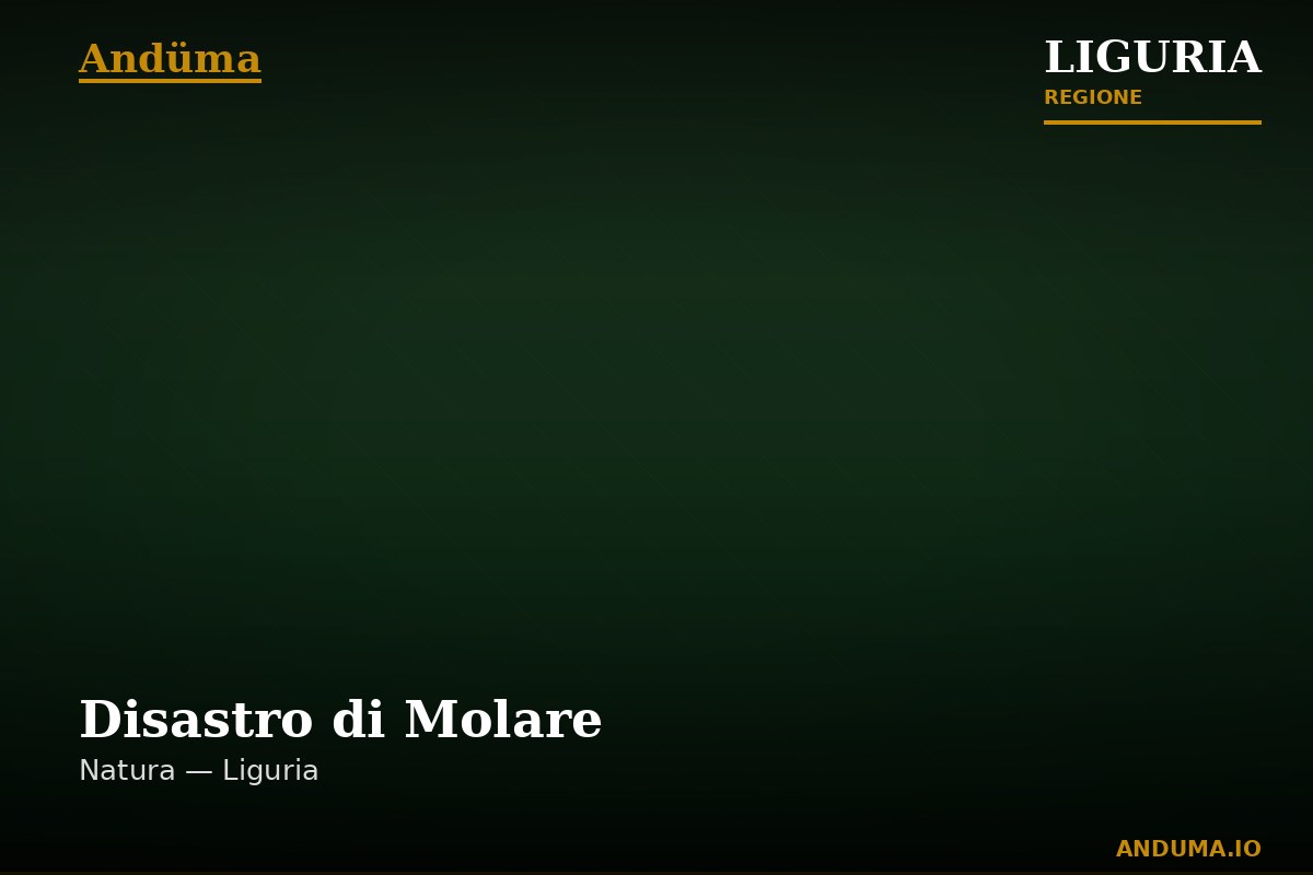 Disastro di Molare — Punto di interesse , Genova