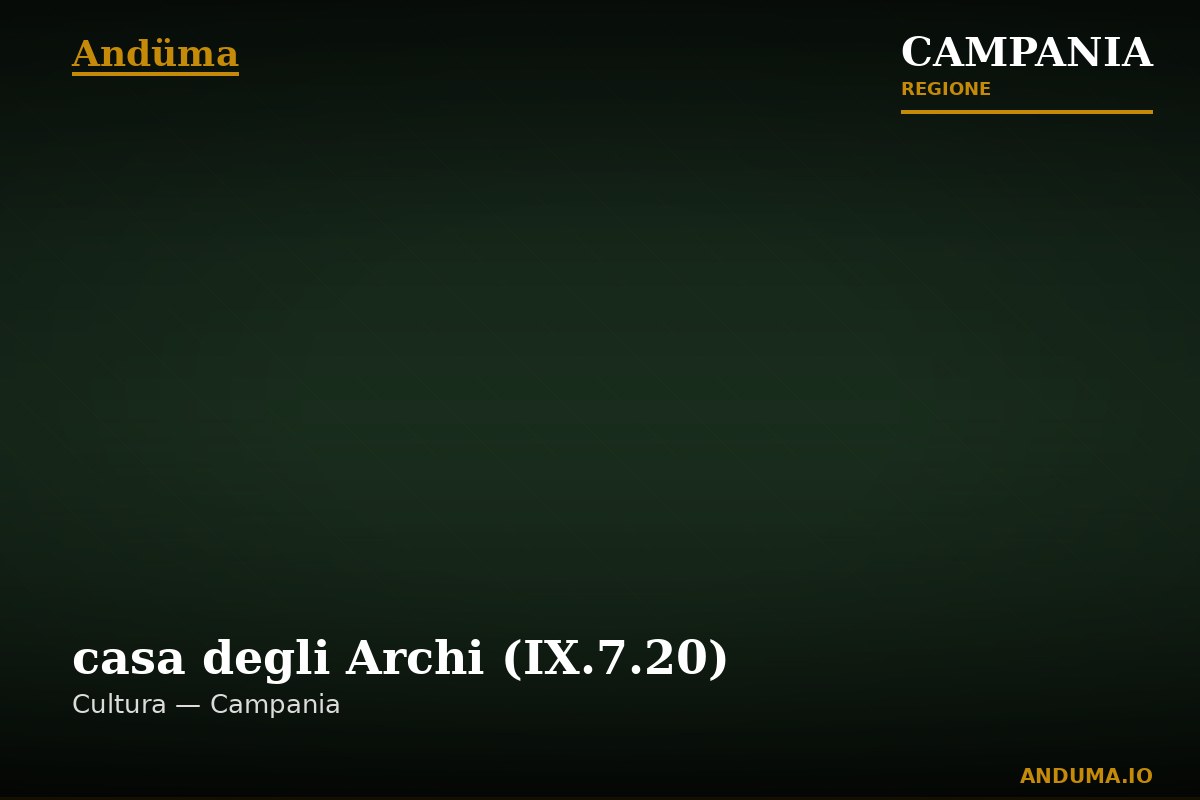 casa degli Archi (IX.7.20) — Punto di interesse , Napoli