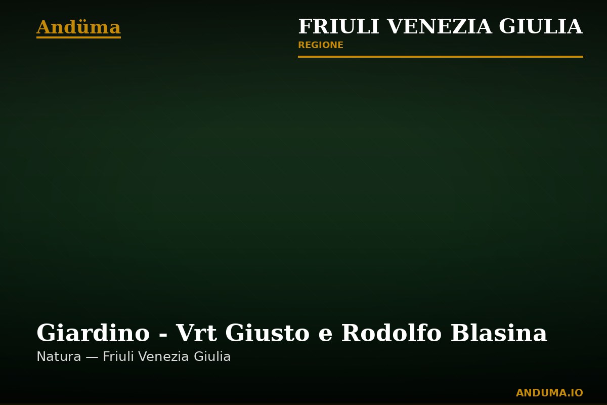 Giardino - Vrt Giusto e Rodolfo Blasina — Punto di interesse a Trieste, Trieste