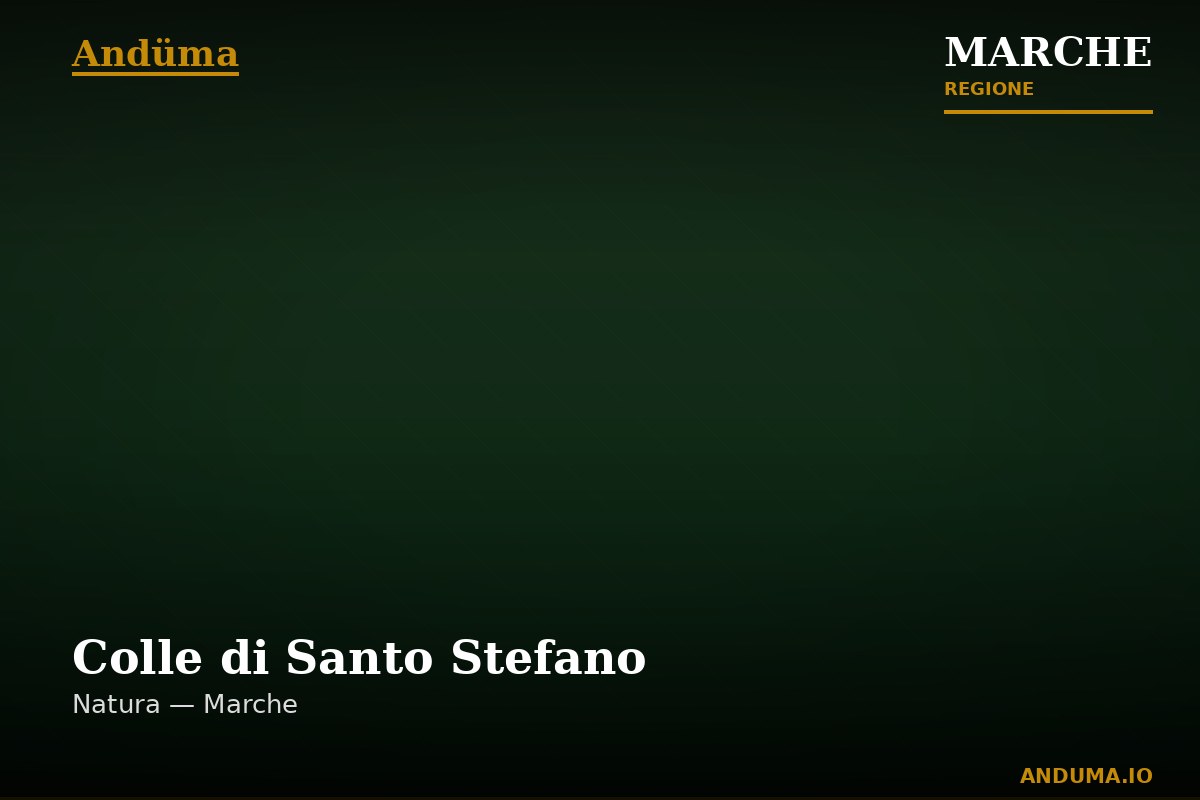 Colle di Santo Stefano — Punto di interesse a Ancona, Ancona