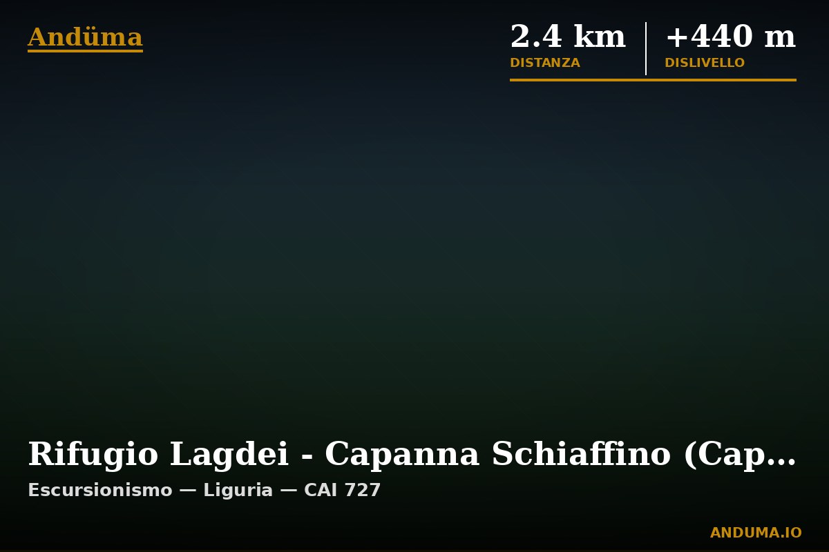 Rifugio Lagdei - Capanna Schiaffino (Capanna del Braiola) - Sella del Braiola — Punto di interesse , Piedmont