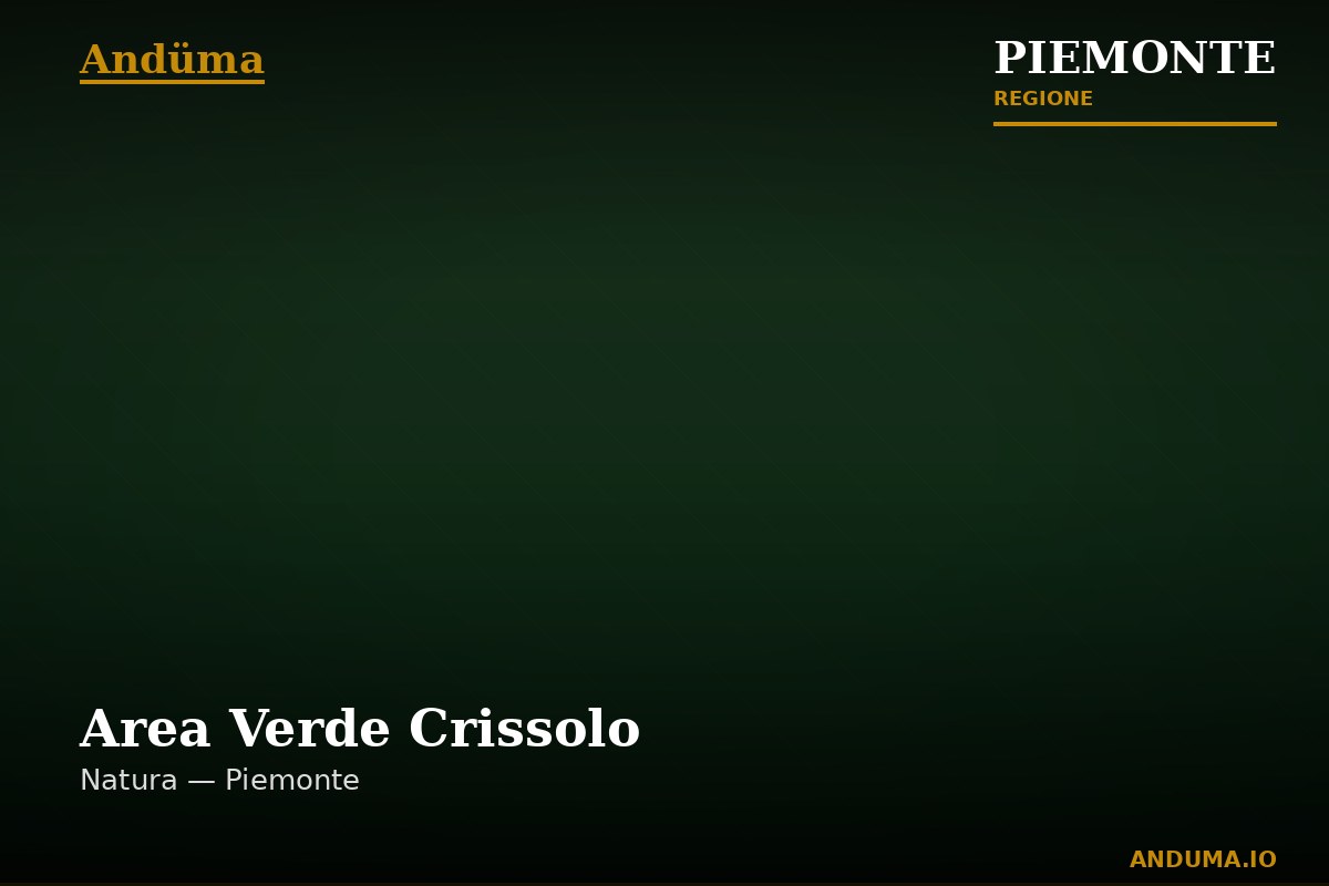 Area Verde Crissolo — Punto di interesse