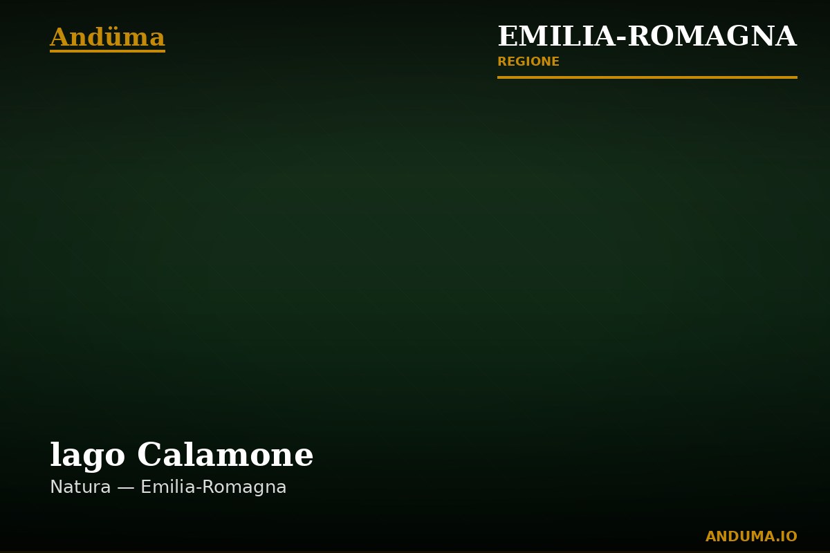 lago Calamone — Punto di interesse , Bologna