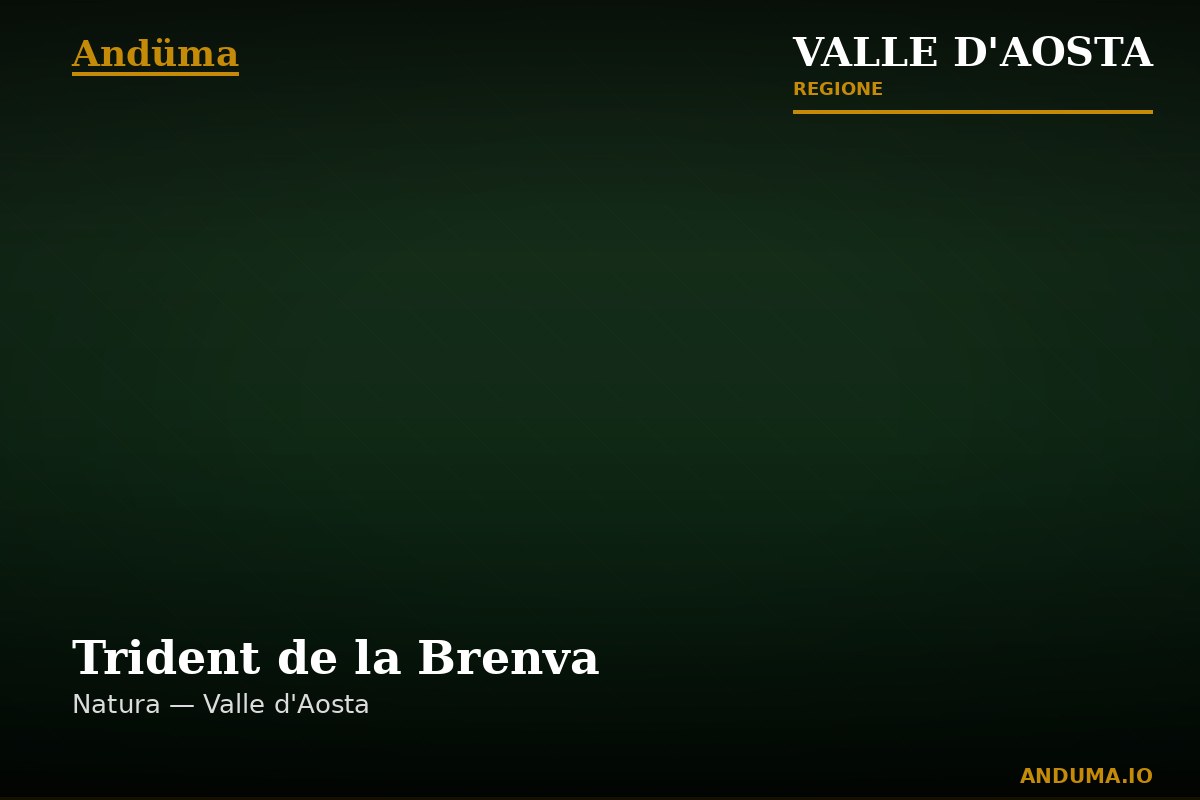 Trident de la Brenva — Punto di interesse a Courmayeur, Aosta