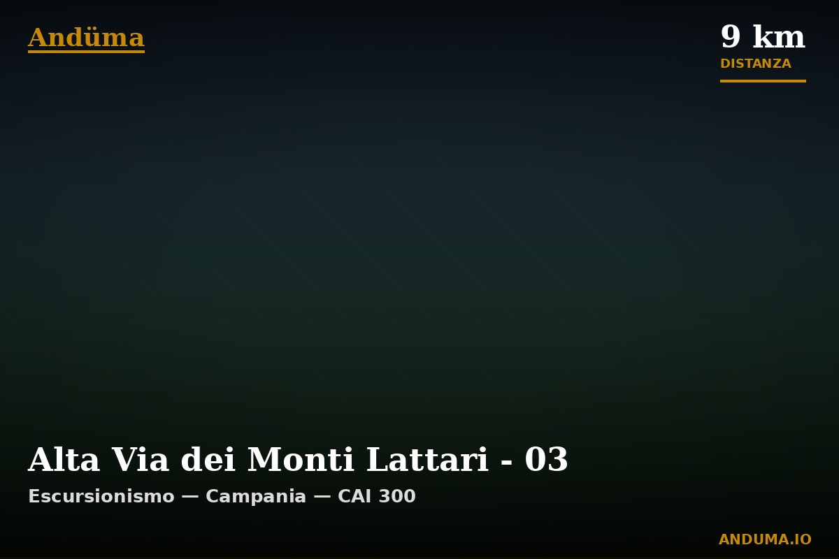 Alta Via dei Monti Lattari - 03 — Punto di interesse , Piedmont