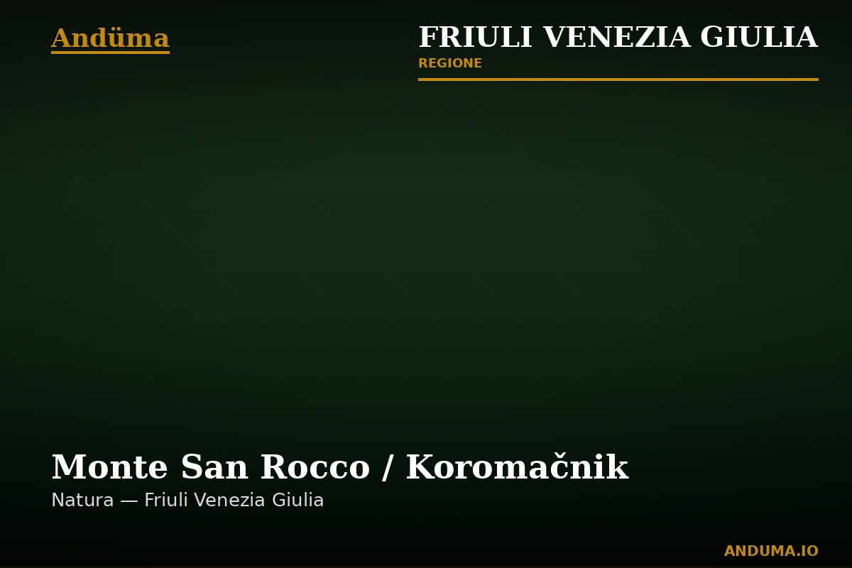 Monte San Rocco / Koromačnik — Punto di interesse a Trieste, Trieste