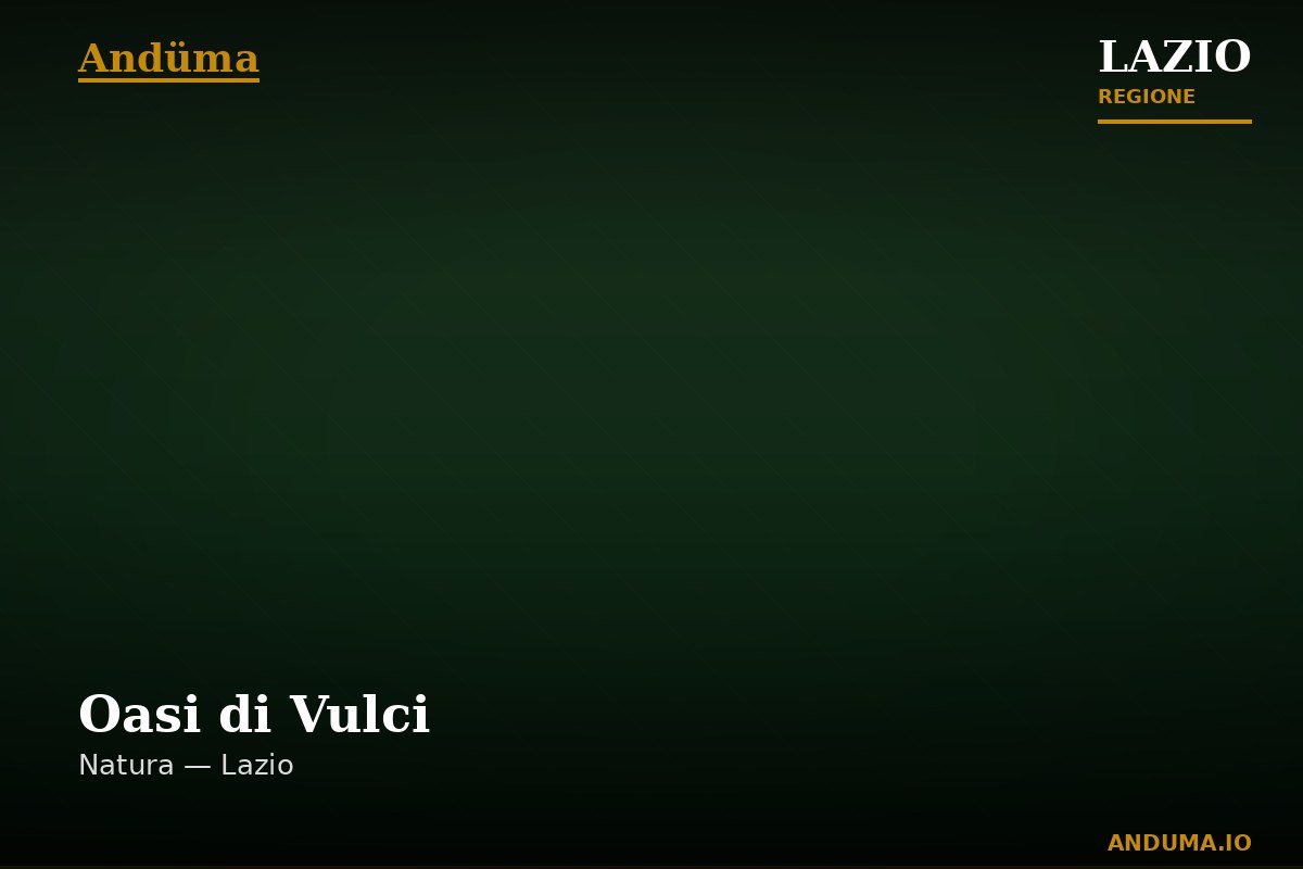 Oasi di Vulci — Punto di interesse , Roma