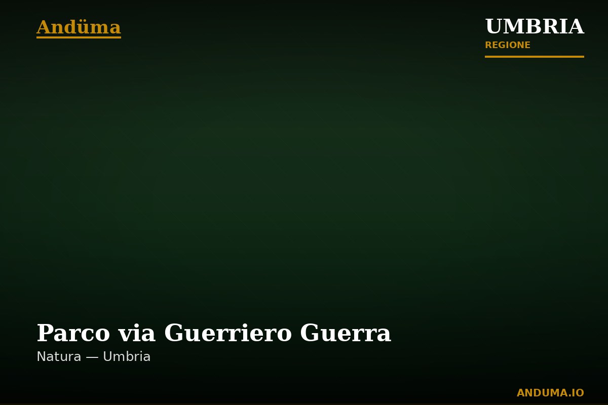 Parco via Guerriero Guerra — Punto di interesse a Perugia, Perugia