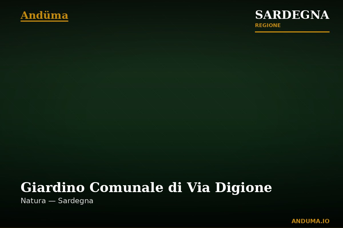 Giardino Comunale di Via Digione — Punto di interesse a Cagliari, Cagliari