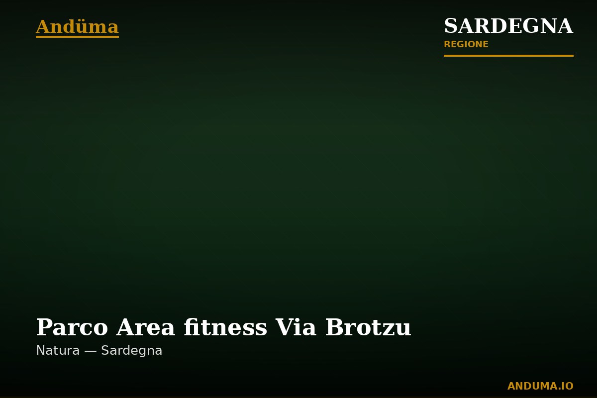 Parco Area fitness Via Brotzu — Punto di interesse a Cagliari, Cagliari