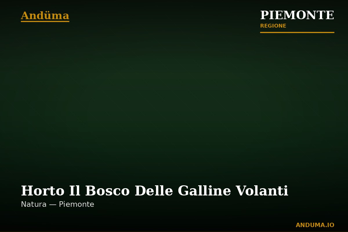Horto Il Bosco Delle Galline Volanti — Punto di interesse a La Morra, Cuneo