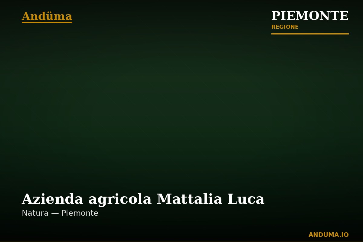 Azienda agricola Mattalia Luca — Punto di interesse a Dronero, Cuneo