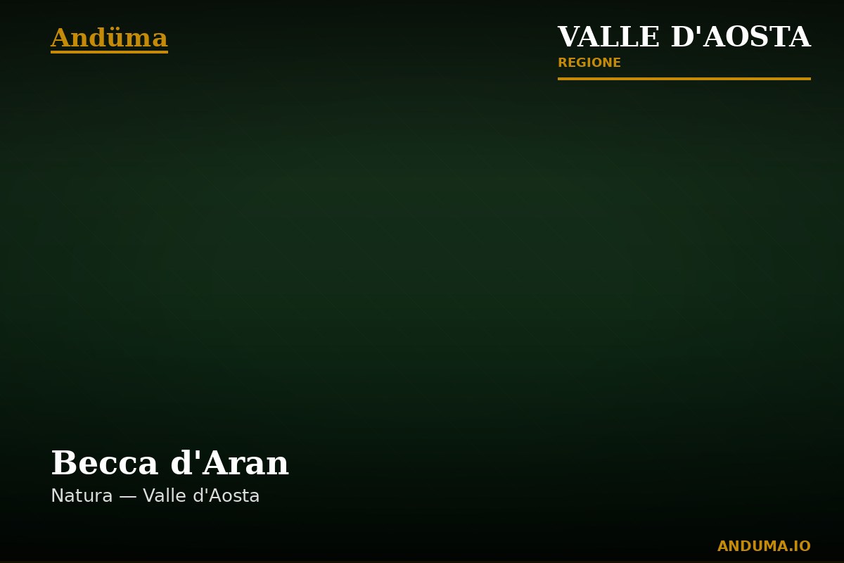Becca d'Aran — Punto di interesse a Cervinia, Aosta