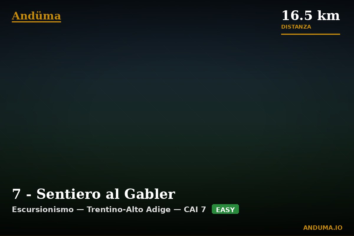 7 - Sentiero al Gabler — Punto di interesse , Piedmont