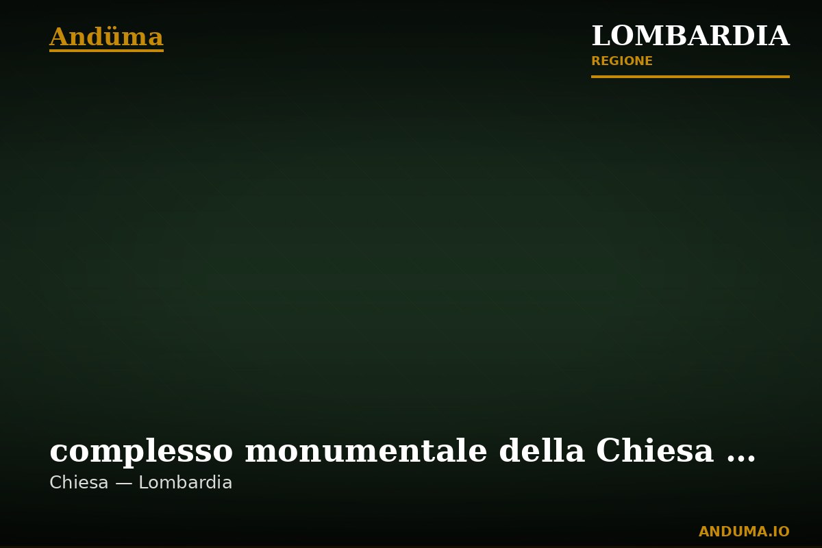 complesso monumentale della Chiesa di S. Cassiano di Controne — Punto di interesse , Milano