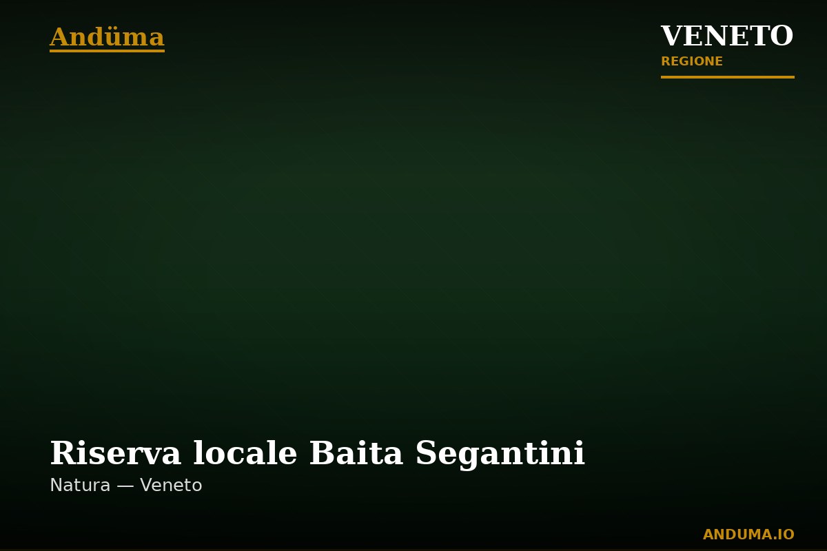 Riserva locale Baita Segantini — Punto di interesse , Venezia