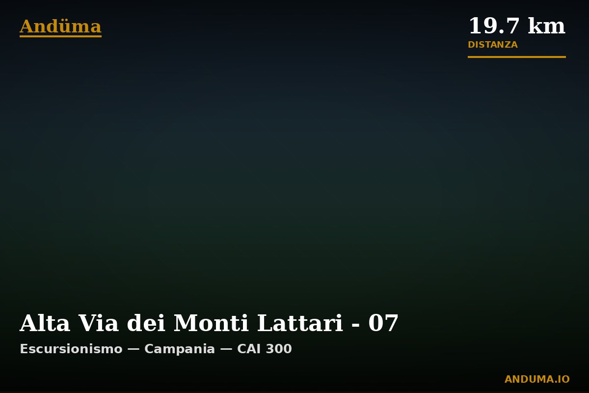 Alta Via dei Monti Lattari - 07 — Punto di interesse , Piedmont
