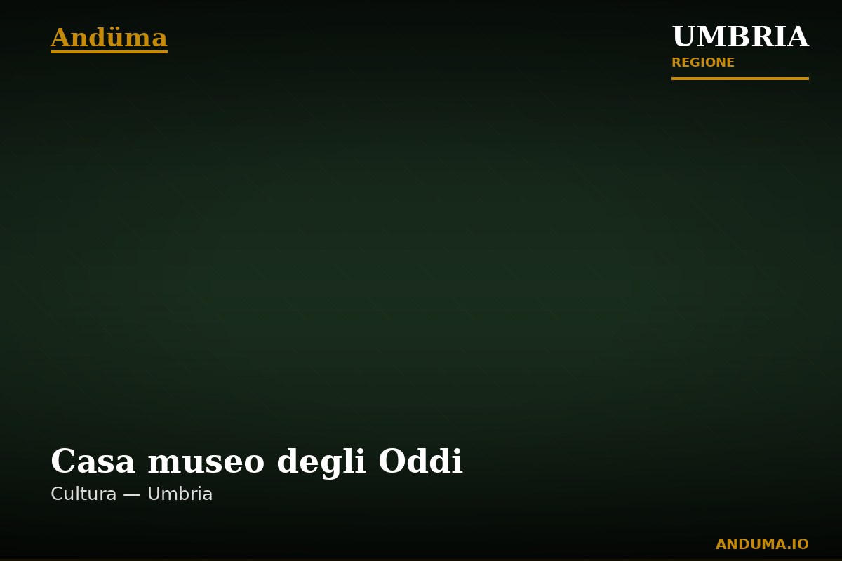 Casa museo degli Oddi — Punto di interesse a Perugia, Perugia