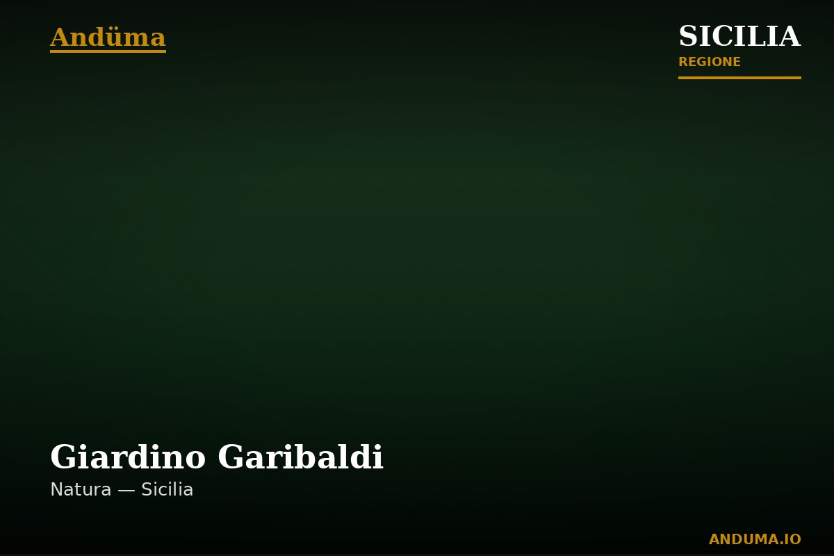 Giardino Garibaldi — Punto di interesse a Palermo, Palermo